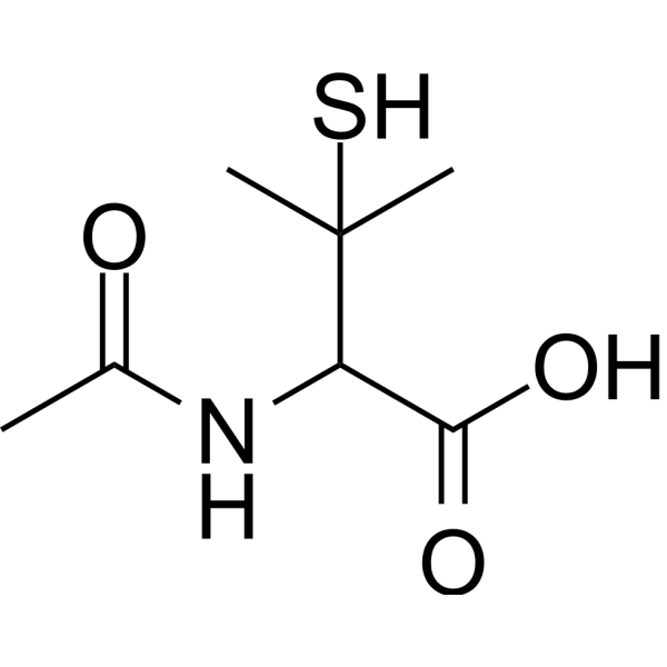 N-Acetyl-DL-penicillamine 59-53-0